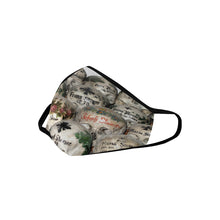 Load image into Gallery viewer, Painted Skulls Mouth Mask in One Piece (2 Filters Included) (Model M02)