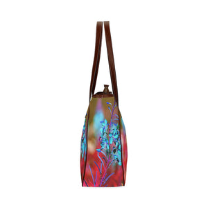 Fireweed Flower Blue Classic Tote Bag (Model 1644)