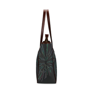 Fireworks Burst Glowing Classic Tote Bag (Model 1644)