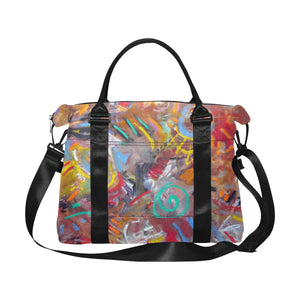 Graffiti Abstract Large Capacity Duffle Bag (Model 1715)