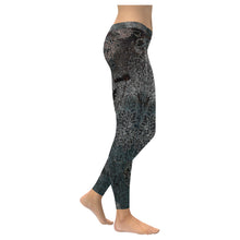 Load image into Gallery viewer, Patches of Moss Glowing Low Rise Leggings (Invisible Stitch) (Model L05)