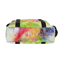 Load image into Gallery viewer, Splash of Color Mosaic Large Capacity Duffle Bag (Model 1715)