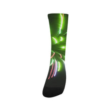 Load image into Gallery viewer, Fireworks Burst Green Trouser Socks (For Men)
