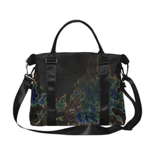 Load image into Gallery viewer, Feathery Flames Glowing Large Capacity Duffle Bag (Model 1715)