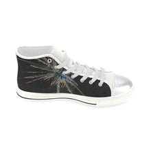 Load image into Gallery viewer, Fireworks Star Glowing Women&#39;s Classic High Top Canvas Shoes (Model 017)
