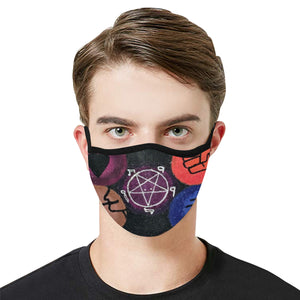 Dante's Inferno Mouth Mask in One Piece (2 Filters Included) (Model M02)