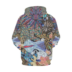 Pleasantly Paisley All Over Print Hoodie for Men/Large Size (USA Size) (Model H13)