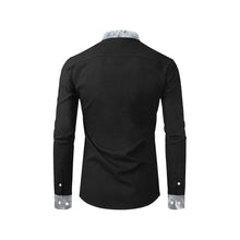Load image into Gallery viewer, Spooky Tree Negative Men&#39;s All Over Print Casual Dress Shirt (Model T61)