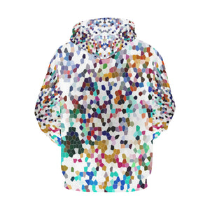 Holiday Paisley Negative Mosaic All Over Print Hoodie for Men/Large Size (USA Size) (Model H13)
