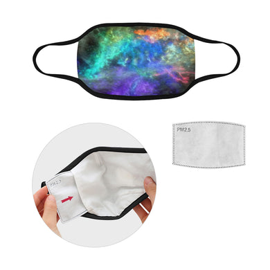 Splash of Color Negative Mouth Mask in One Piece (2 Filters Included) (Model M02)