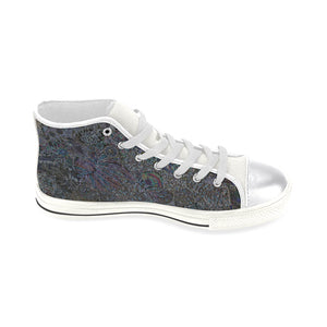 I Spy Paisley Glowing Women's Classic High Top Canvas Shoes (Model 017)