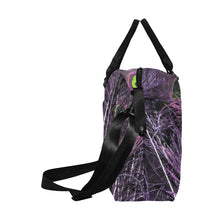 Load image into Gallery viewer, Peacock Feathers Purple Large Capacity Duffle Bag (Model 1715)