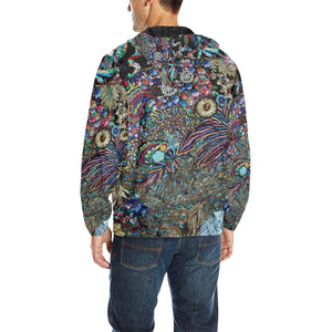 I Spy Paisley All Over Print Quilted Windbreaker for Men (Model H35)