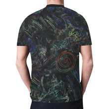 Load image into Gallery viewer, Graffiti Abstract Glowing New All Over Print T-shirt for Men (Model T45)