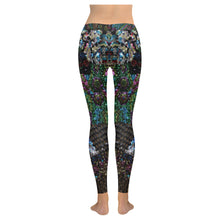 Load image into Gallery viewer, Dark Paisley Low Rise Leggings (Invisible Stitch) (Model L05)