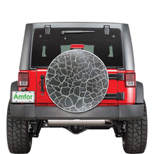 Load image into Gallery viewer, Crackle Negative 30 Inch Spare Tire Cover