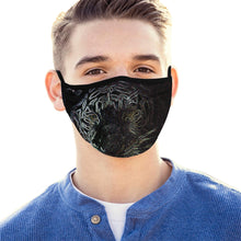 Load image into Gallery viewer, White Tiger Glowing Mouth Mask (2 Filters Included)
