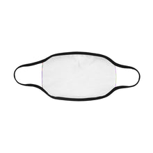 Load image into Gallery viewer, Abstract Squares Purple Mouth Mask in One Piece (2 Filters Included) (Model M02)