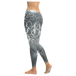 Crackle Multitone Low Rise Leggings (Invisible Stitch) (Model L05)