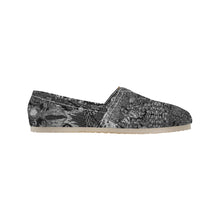 Load image into Gallery viewer, Paisley Matters Black and White Unisex Classic Canvas Slip-On (Model 1206)
