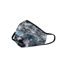 Load image into Gallery viewer, Painted Skulls Negative Mouth Mask in One Piece (2 Filters Included) (Model M02)
