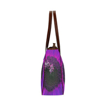Load image into Gallery viewer, Busy Bee Sunflower Purple Classic Tote Bag (Model 1644)