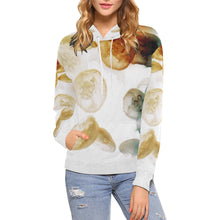 Load image into Gallery viewer, Jellyfish Negative All Over Print Hoodie for Women (USA Size) (Model H13)