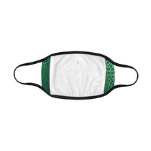 Load image into Gallery viewer, Crackle Art Green Mouth Mask