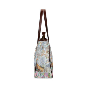 Cresent Paisley Negative Classic Tote Bag (Model 1644)