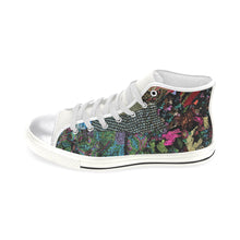 Load image into Gallery viewer, Paisley Power Women&#39;s Classic High Top Canvas Shoes (Model 017)