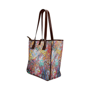 Graffiti Abstract Mosaic Classic Tote Bag (Model 1644)