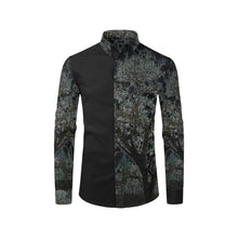Load image into Gallery viewer, Spooky Tree Glowing Men&#39;s All Over Print Casual Dress Shirt (Model T61)