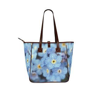 Forget Me Not Flower Classic Tote Bag (Model 1644)