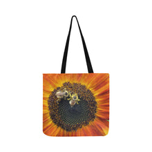 Load image into Gallery viewer, Busy Bee Sunflower Reusable Shopping Bag Model 1660 (Two sides)