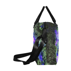 Molten Flames Purple Large Capacity Duffle Bag (Model 1715)