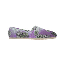 Load image into Gallery viewer, Patches of Moss Purple Unisex Classic Canvas Slip-On (Model 1206)