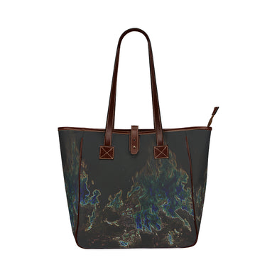 Feathery Flames Glowing Classic Tote Bag (Model 1644)