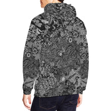 Load image into Gallery viewer, Perfectly Paisley Black and White All Over Print Hoodie for Men/Large Size (USA Size) (Model H13)