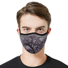 Load image into Gallery viewer, Spooky Tree Purple Mouth Mask in One Piece (2 Filters Included) (Model M02)
