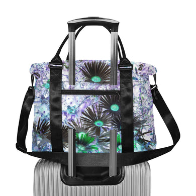 Livingstone Daisy Flower Reversed Large Capacity Duffle Bag (Model 1715)