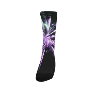 Fireworks Star Purple Trouser Socks (For Men)