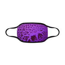Load image into Gallery viewer, Crackle Art Purple Mouth Mask (Pack of 3)