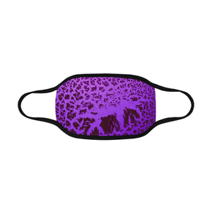 Crackle Art Purple Mouth Mask (Pack of 3)