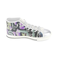 Load image into Gallery viewer, Complex Graffiti Negative Women&#39;s Classic High Top Canvas Shoes (Model 017)