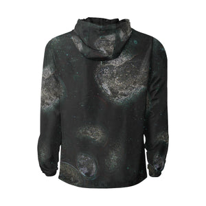 Puddle of Love Glowing All Over Print Quilted Windbreaker for Men (Model H35)