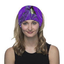 Load image into Gallery viewer, Rose Bouquet Flower Purple Multifunctional Headwear