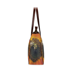 Busy Bee Sunflower Classic Tote Bag (Model 1644)