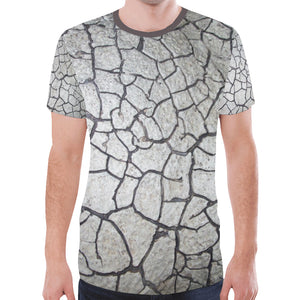 Crackle New All Over Print T-shirt for Men (Model T45)