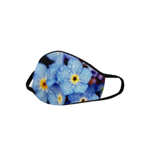 Load image into Gallery viewer, Forget Me Not Flower Mouth Mask