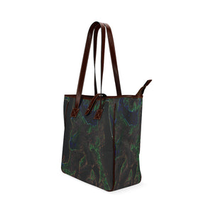 Sea of Flames Glowing Classic Tote Bag (Model 1644)